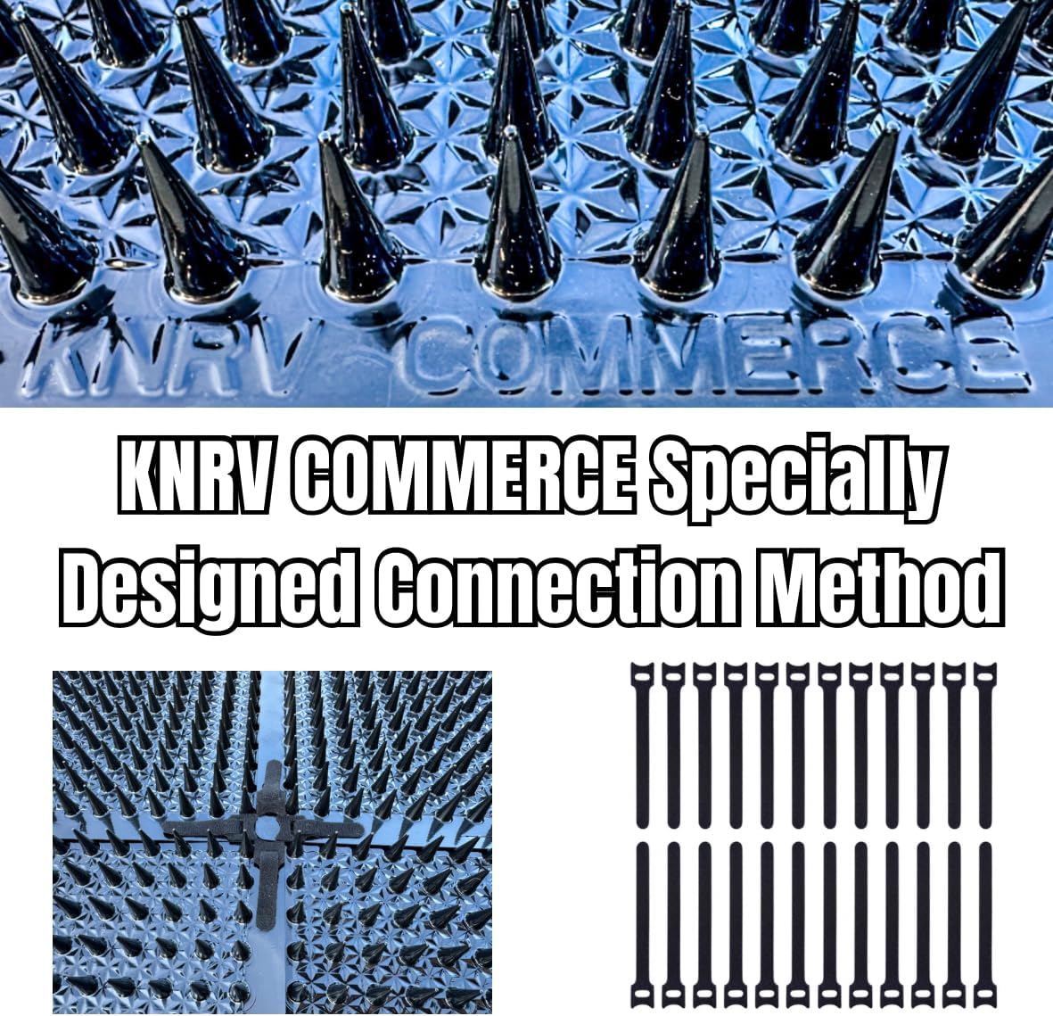 Scat Mats for Dogs & Cats - 10 Pack | Pet Repellent Mats | Keep Dogs Off Couch & Furniture | Keep Off Countertops | Scat Mat for Cats | Deterrent for Pets