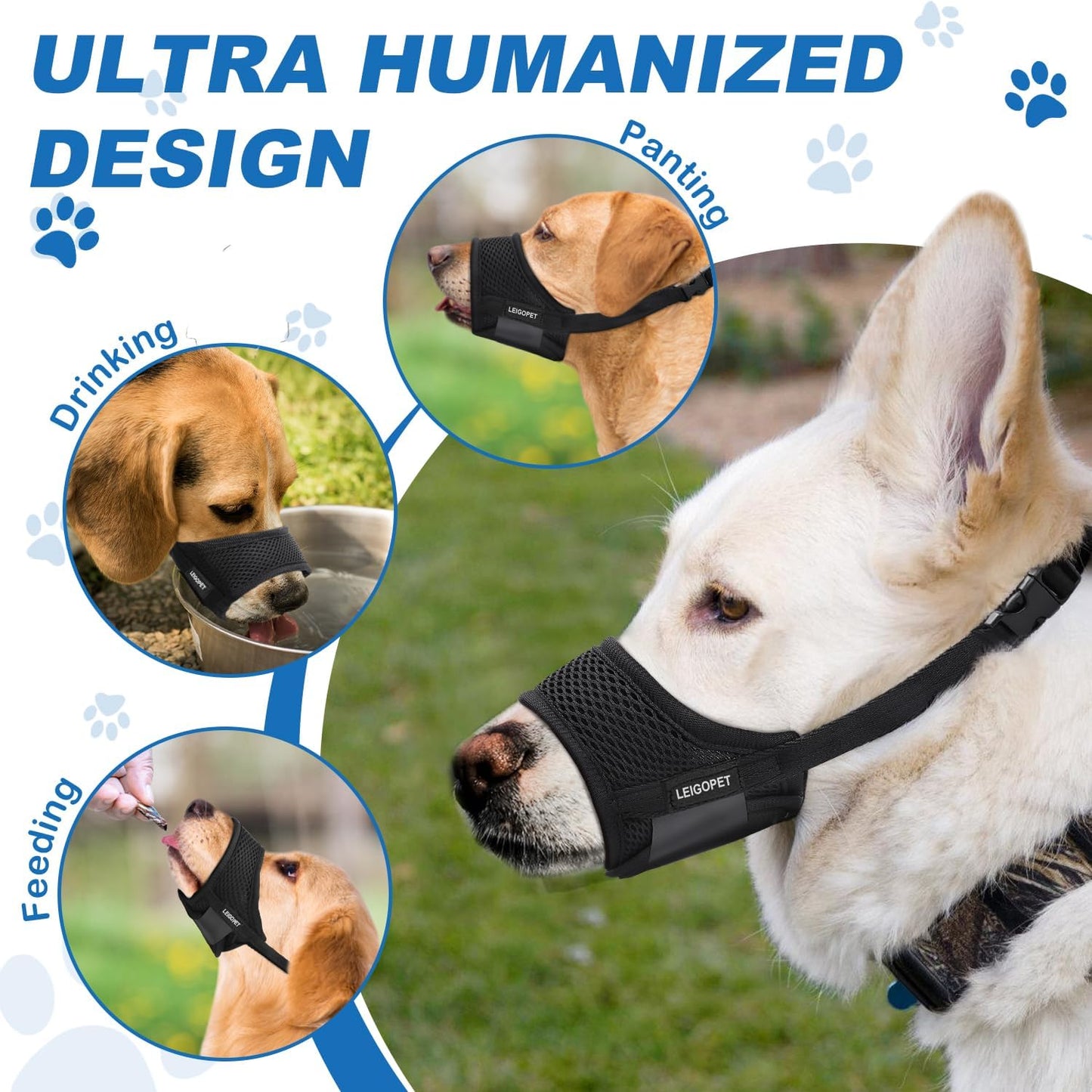 Dog Muzzle, Black-L-2-20251207