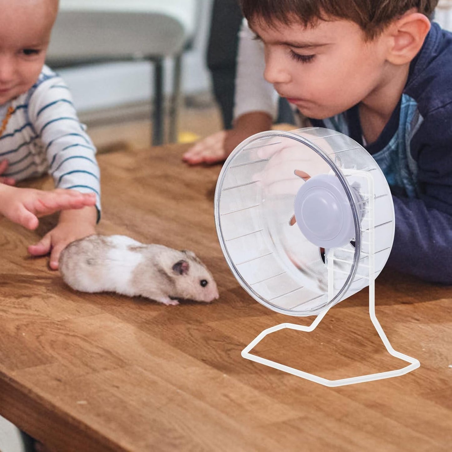 Hamster Running Wheel Bracket Iron Stand Small Pet Wheel Holder for Hamsters and Small Animals