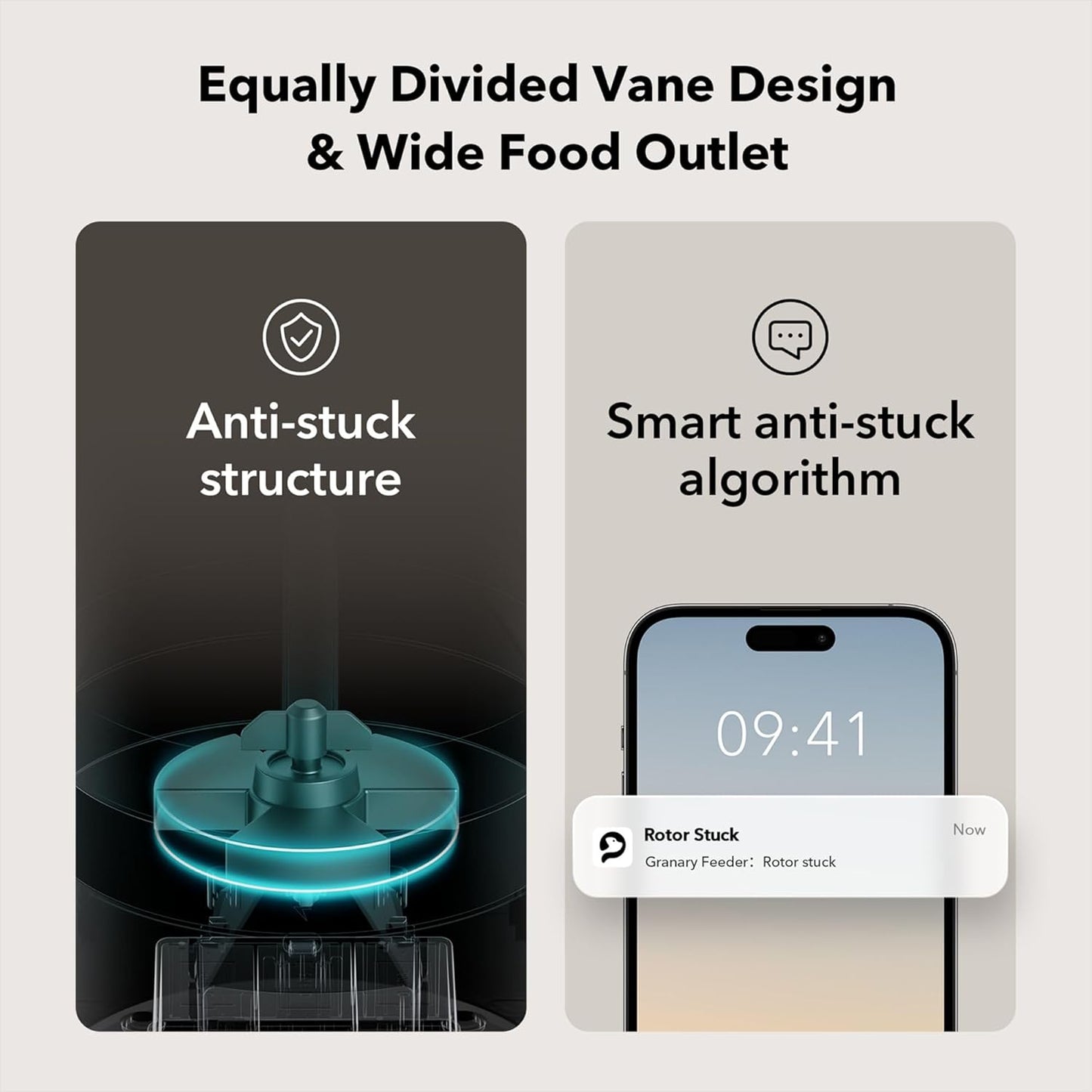 PETLIBRO Automatic Multiple Cats Feeder, 5G WiFi Automatic Dog Food Dispenser with Freshness Preservation for 2 Pets, 5L Timed Pet Feeder with Low Food Sensor, Up to 10 Meals Per Day, Granary Black