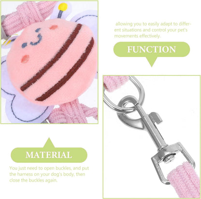 Breathable Small Dog Vest Harness for Cats and Puppies Lightweight No-Pull Pet Walking Harness with Adjustable Fit Comfortable S for Pets Easy Wear and Remove for Training and