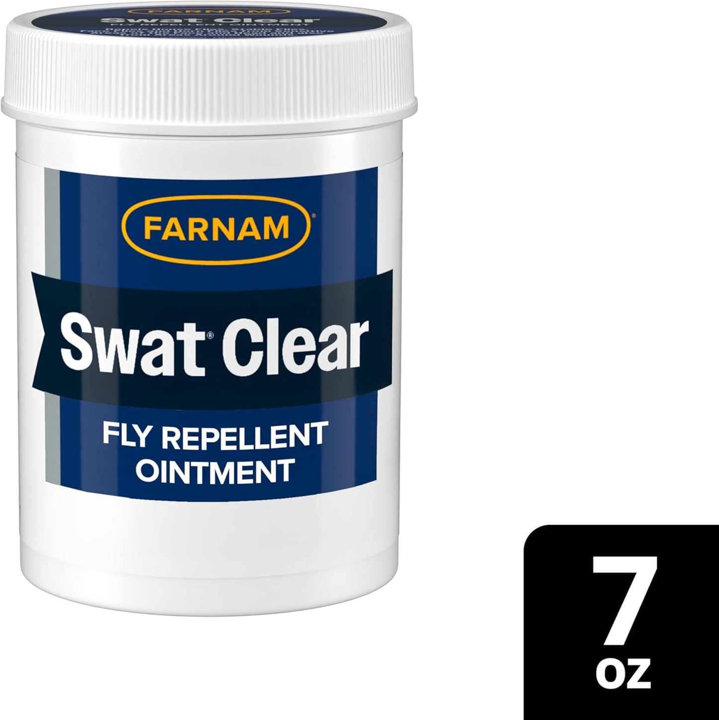 Farnam Swat Fly Repellent Ointment for Wounds, Sores, Scratches and Abrasions, 7 oz