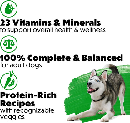 Purina Beneful Freshly Prepared Blends Wet Dog Food Variety Pack with Beef, Chicken, or Lamb Dog Food - (Pack of 12) 10 oz. Tubs