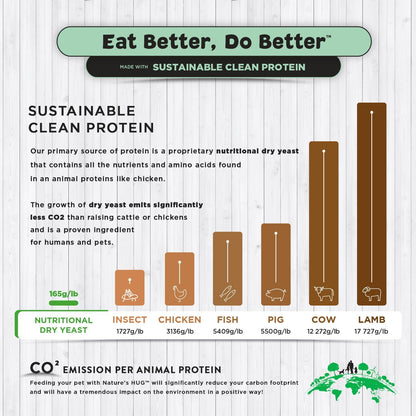 Nature's HUG Hypoallergenic Dry Cat Food for Adult Hairball & Wellness – Complete & Balanced Nutrition, Sensitive Stomach Support, High-Protein, Grain Free – 4lb