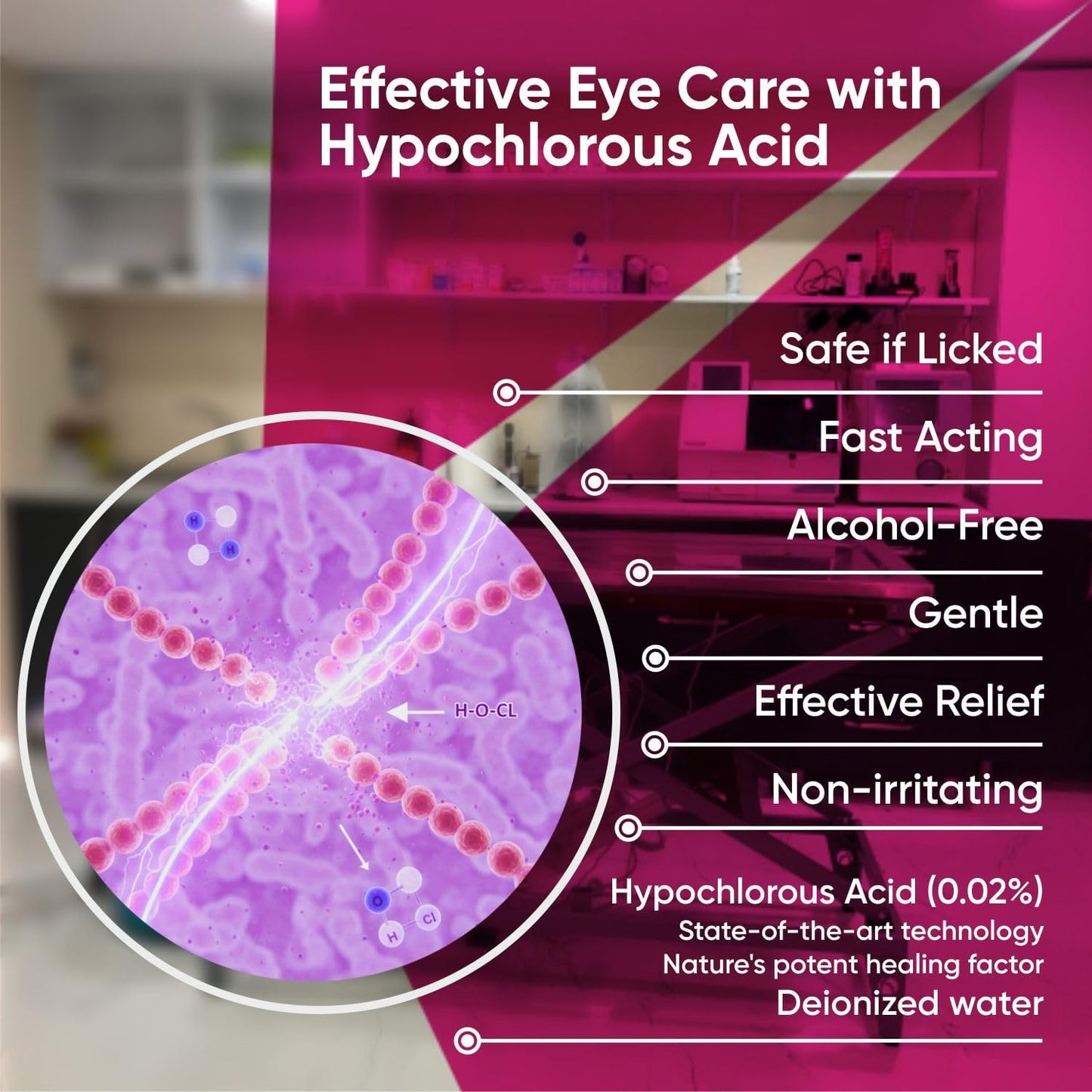 Heal Eyes Daily Eye Care Drops 1 fl oz (30 ml) for Cats, Dogs, Birds & Horses – Gentle Tear Stain Remover, Soothing Eye Cleaner, Alcohol-Free & Vet-Formulated