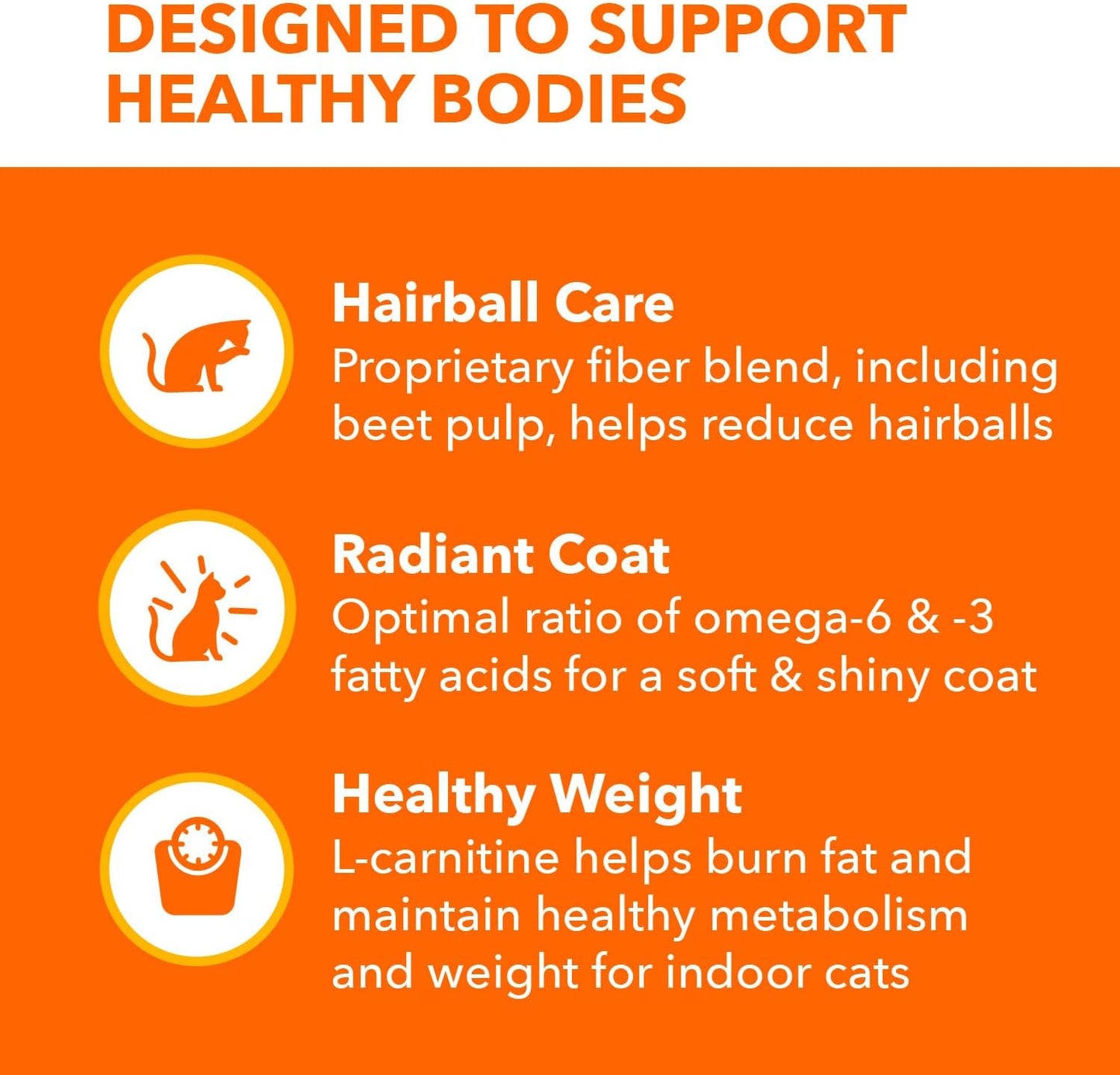 IAMS Proactive Health Indoor Weight & Hairball Care Adult Dry Cat Food with Salmon, 22 lb. Bag
