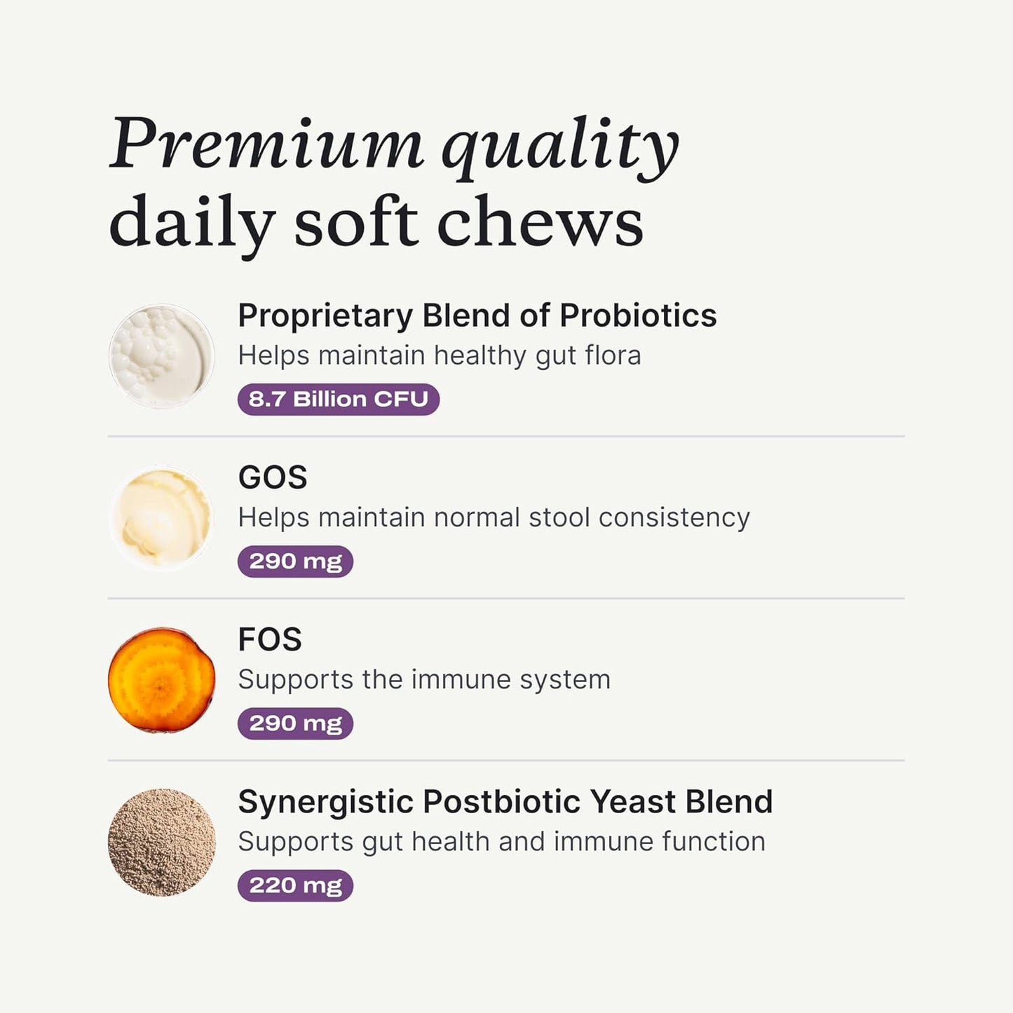 PetLab Co. Probiotics for Dogs - Support Gut Health, Occasional Diarrhea, Digestive Health, Paw Licking & Seasonal Allergies, Pork Flavor, 30 Soft Chews, Formulated for Large Dogs, Packaging May Vary