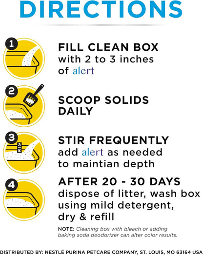 Purina Tidy Cats Tidy Care Alert Cat Health Monitoring Non Clumping Cat Litter with Silica Crystals - 8 Pound (Pack of 1)