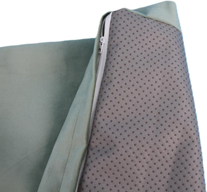 Waterproof Dog Bed Replacement Cover with Zipper Sage Green 47 x 29 Inch