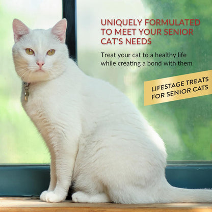 INABA Churu for Senior 10+, Creamy Lickable Cat Treats with Taurine, Vitamin E & C, 0.5 Ounces Each, 20 Tubes, Tuna Variety