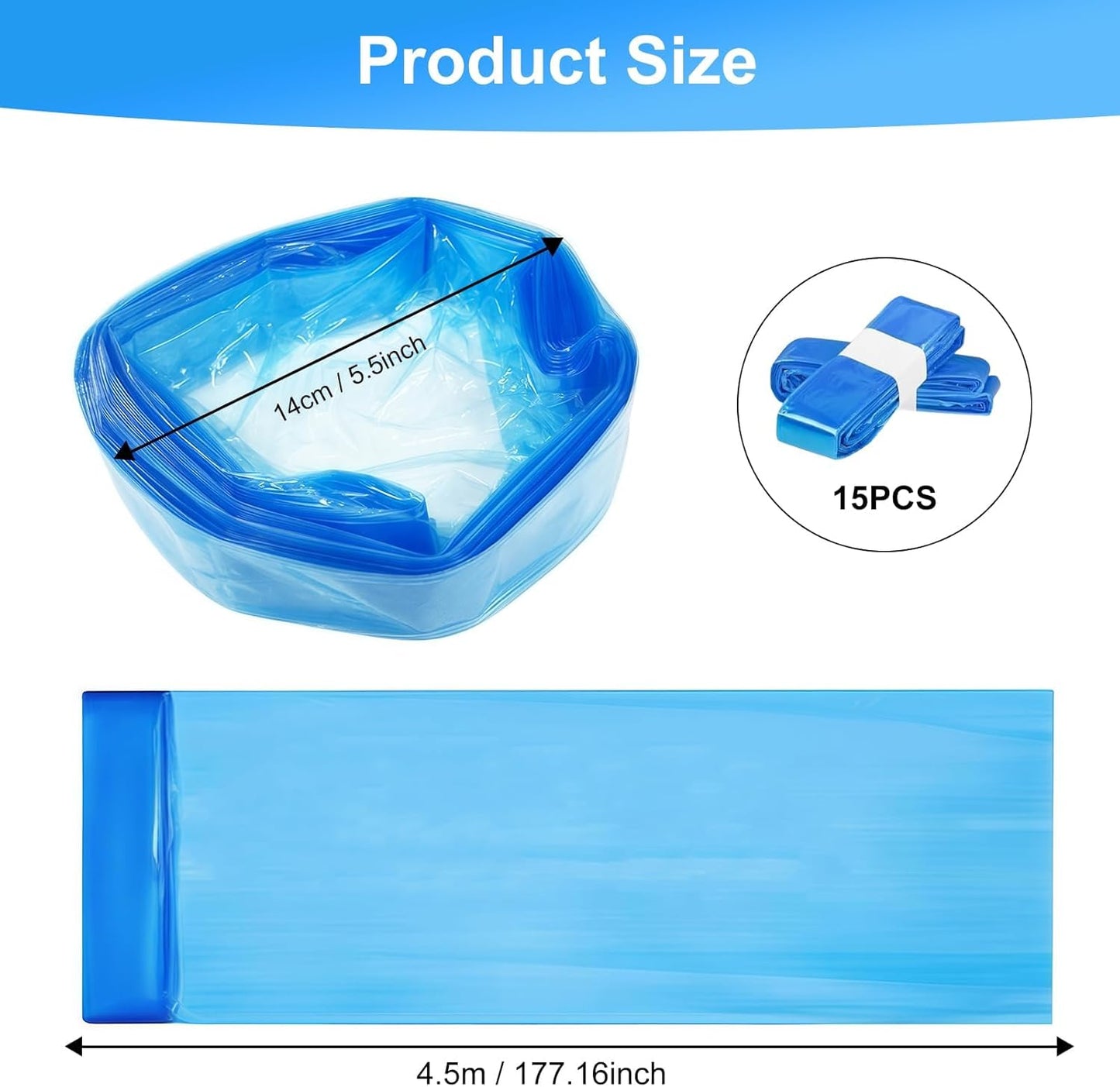 Cat Litter Refill Bags, Diaper Refills With 9 Pack Refill, Toughness Compatible and Excellent Sealing With all Cat Refill Bags and Diaper Refills