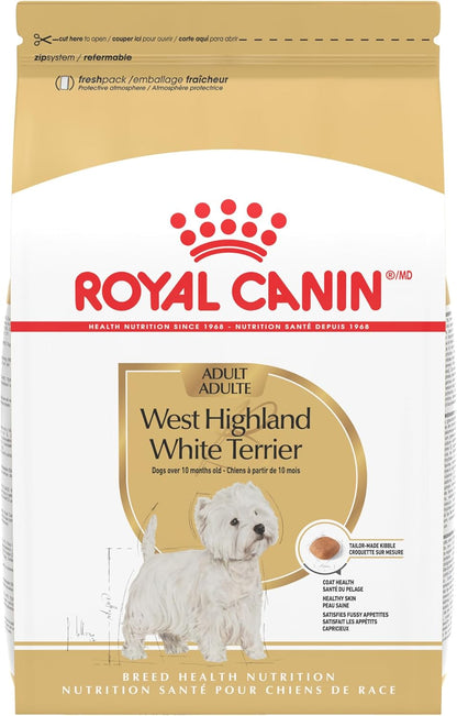 Royal Canin Breed Health Nutrition West Highland White Terrier Adult Dry Dog Food, 10 lb Bag