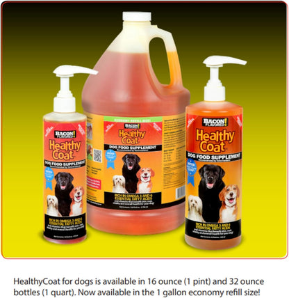 HealthyCoat Dog Food Supplement: Quart. Excessive Shedding, Itching, Hot Spots, Allergies, Immune System