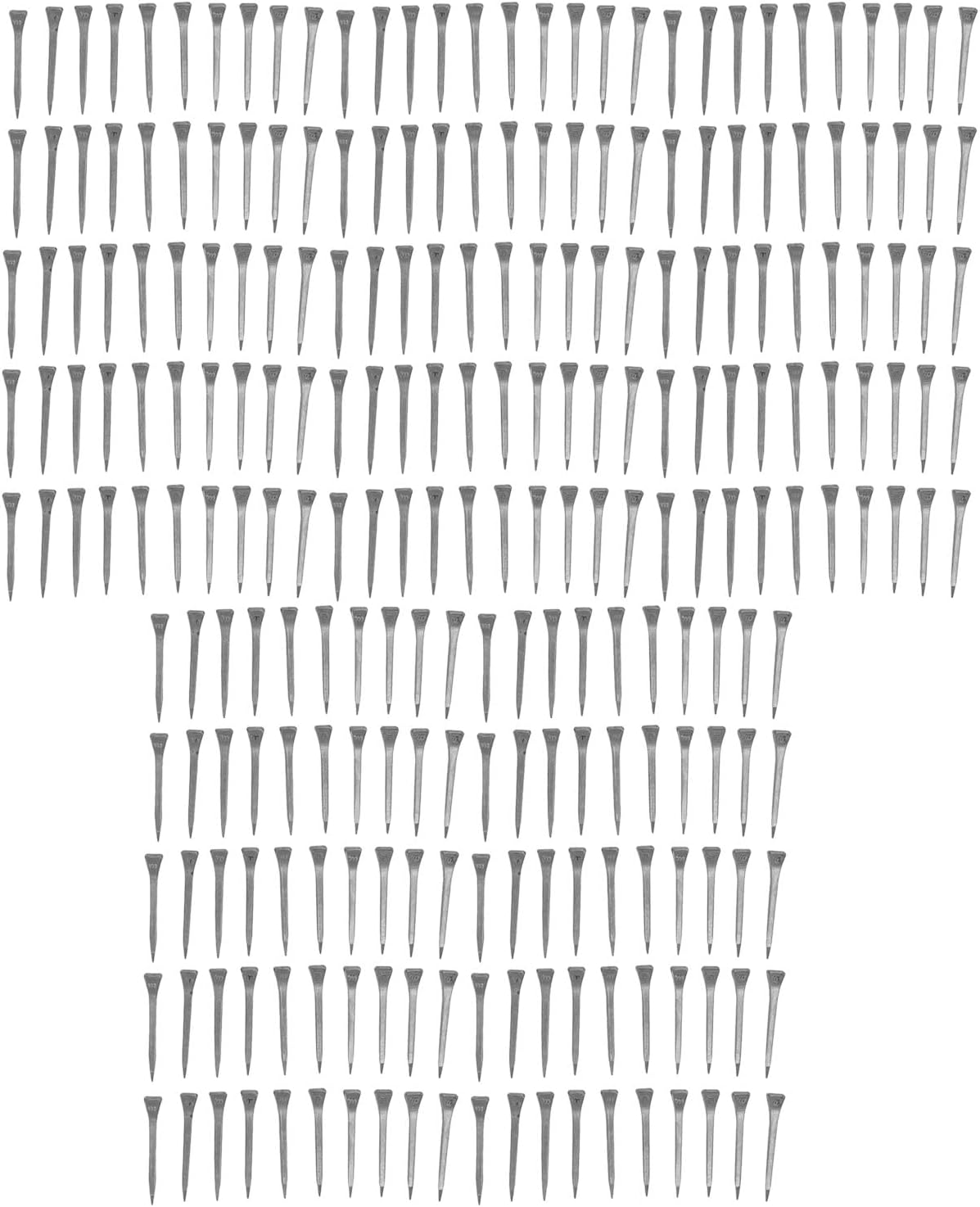 250 Pcs Horseshoe Nails High Tensile Strength Good Elasticity Accurately Crafted Steel Horse Shoe Nails for Farrier Use (FJ0RACE)