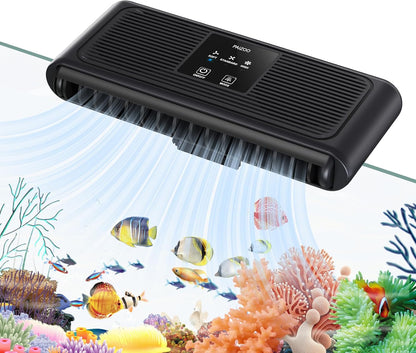 PAIZOO Aquarium Chiller Fan, Fish Tank Cooling Fans Aquarium Cooler with 3 Speed Modes, Water Chiller for Axolotl Tank Accessories Freshwater Saltwater Tanks, 6.4W