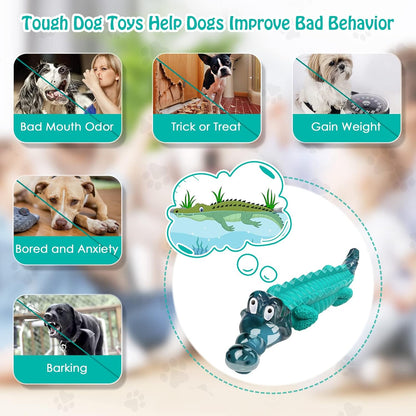 Dog Toys for Aggressive Chewers - Tough,Indestructible Dog Chew Toys for Large, Medium,Small Breed to Keep Them Busy