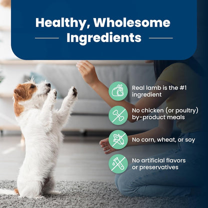 Blue Buffalo Life Protection Formula Puppy Dry Dog Food with DHA and ARA, Made with Natural Ingredients, Lamb & Oatmeal Recipe, 5-lb Bag