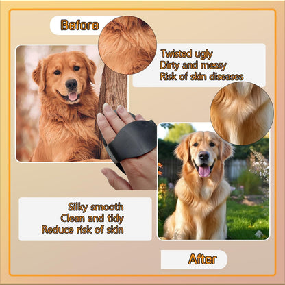 Multi-Purpose Rubber Curry Comb with Handle – Horse Grooming & Pet Bath Brush for Dogs, Cats, Livestock | Shedding Tool for Short & Long Hair