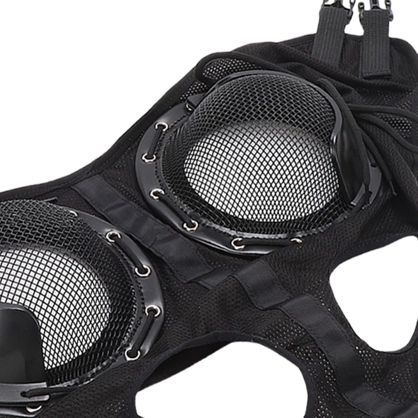 YOUTHINK Horse Racing Goggles, Sandproof Eye Cover with Detachable Half Cover for Sand Protection and Fly Control, Adjustable Blinkers for Horses in Muddy or Dusty Conditions