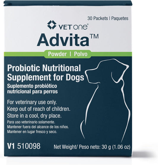 VetOne Advita Probiotic Nutritional Supplement for Dogs - 30 Packets