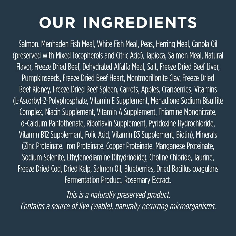 Instinct Raw Boost, Natural Dry Cat Food with Freeze Dried Pieces, High Protein, Grain Free Recipe - Real Salmon, 4.5 lb. Bag