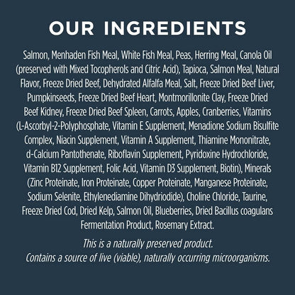 Instinct Raw Boost, Natural Dry Cat Food with Freeze Dried Pieces, High Protein, Grain Free Recipe - Real Salmon, 4.5 lb. Bag