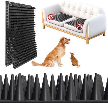 5 Pack Scat Mats for Dogs – Heavy Duty Solid PP Pet Deterrent Mats to Keep Dogs Off Couch & Furniture – Durable for Indoor & Outdoor Use