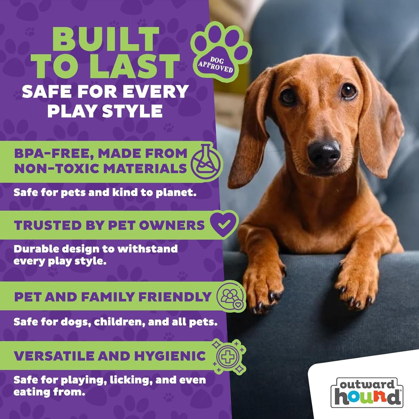 Outward Hound by Nina Ottosson Lickin’ Layers 3-in-1 Interactive Dog Feeder Puzzle, Lick Mat & Slow Feeder Bowl – Mental Stimulation Toy for Medium & Large Dogs, Holds 2 Cups of Wet or Dry Food