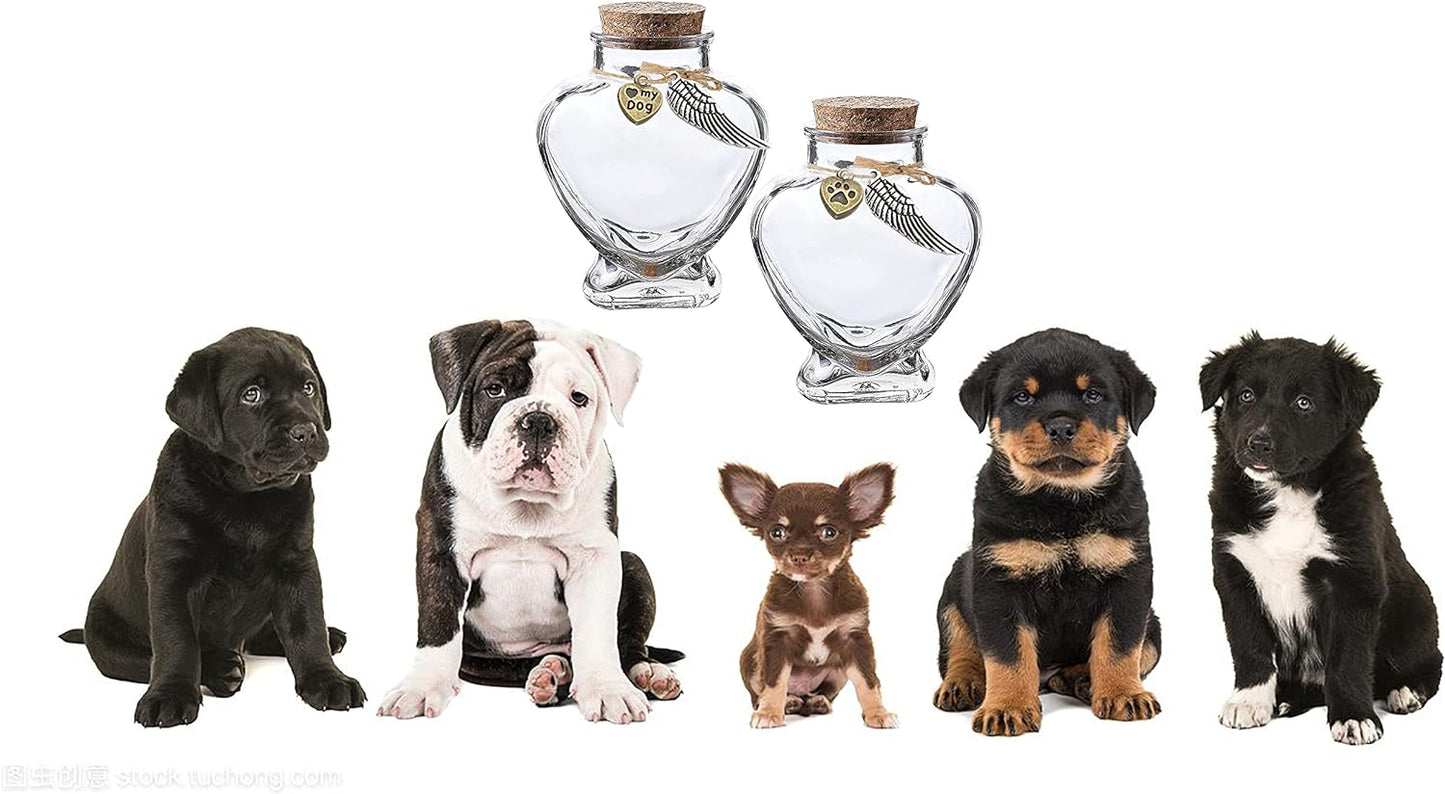 Fight Club Memorial Bottle for pet Hair，Pet Fur Memorial Fur Keepsake，Dog cat Keepsake Fur, pet Memorial urn (Dog)