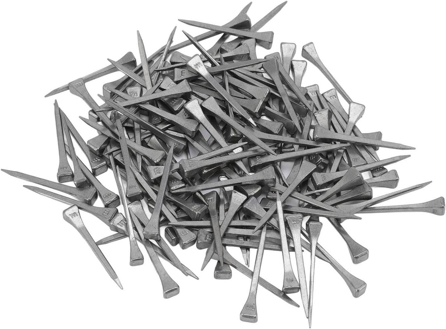 250 Pcs Horseshoe Nails High Tensile Strength Good Elasticity Accurately Crafted Steel Horse Shoe Nails for Farrier Use (FJ0RACE)