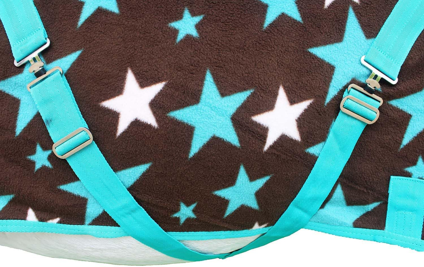 CHALLENGER 74" Horse Soft Fleece Cooler Contoured Exercise Blanket Liner Sheet Wicks 4397