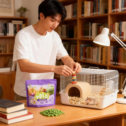 Small Animal Treats | Small Pet Teething Toy - Animal Teething Treat | for Guinea Hamster Bunny Chinchilla Gerbil Cage Squirrel