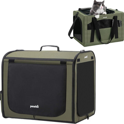 Dog Car Carrier Stable and Light Weight, and Pecute Cat Carrier Stale, Pet Carrier Breathable and Portable