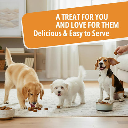 Anal Gland Soft Chews for Dogs Treats with Pumpkin, Fiber & Probiotics - Supports Scooting, Stool Quality & Gut Digestive Health - Chicken Flavor, 90 Count