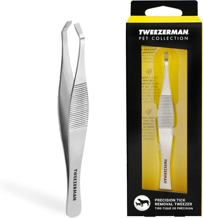 Tweezerman Pet Tick Removal Tweezer, Tick Removal Tool for Dogs and Cats
