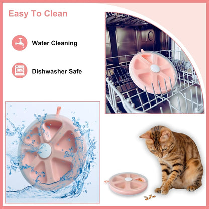 Interactive Flapping Bird Cat Toys and Treat Puzzle Toy for Indoor Cats and Kittens