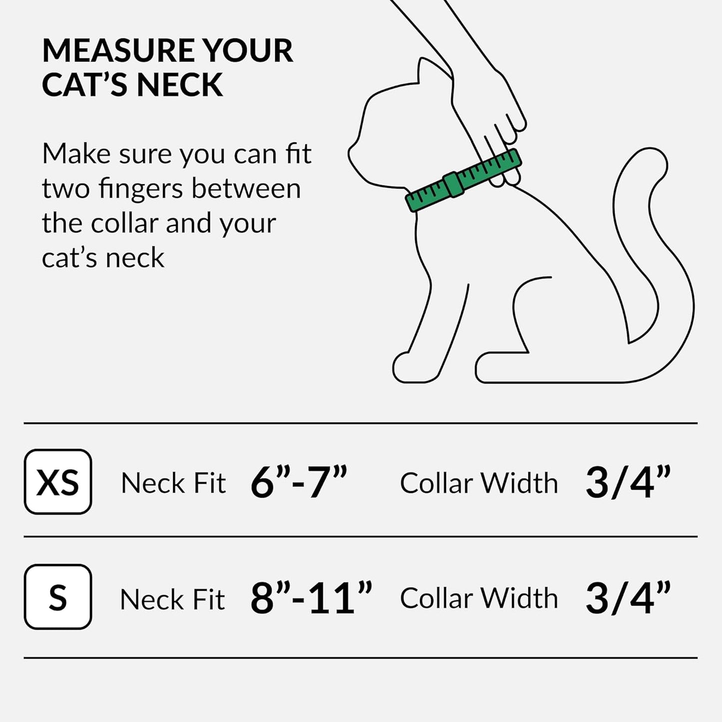 CollarDirect Airtag Cat Collar - Breakaway Nylon Collar with Airtag Holder and ID Tag for Kitten to Big Cat (Orange, S)