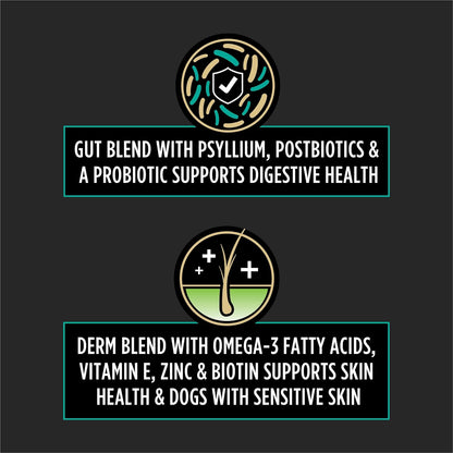 Purina Pro Plan Veterinary Supplements Multi Care Canine Chews for Dogs, with Omega 3, Supports Skin, Immune and Gut Health - 30ct Pouch