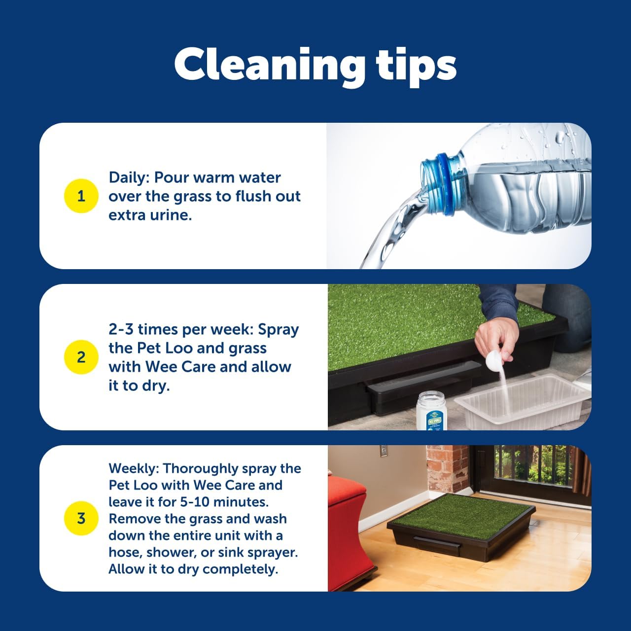 PetSafe Pet Loo Portable Dog Potty - Pet Toilet Alternative for Puppy Pads - Small - Perfect for House Training - Easy-to-Clean Grass Mat