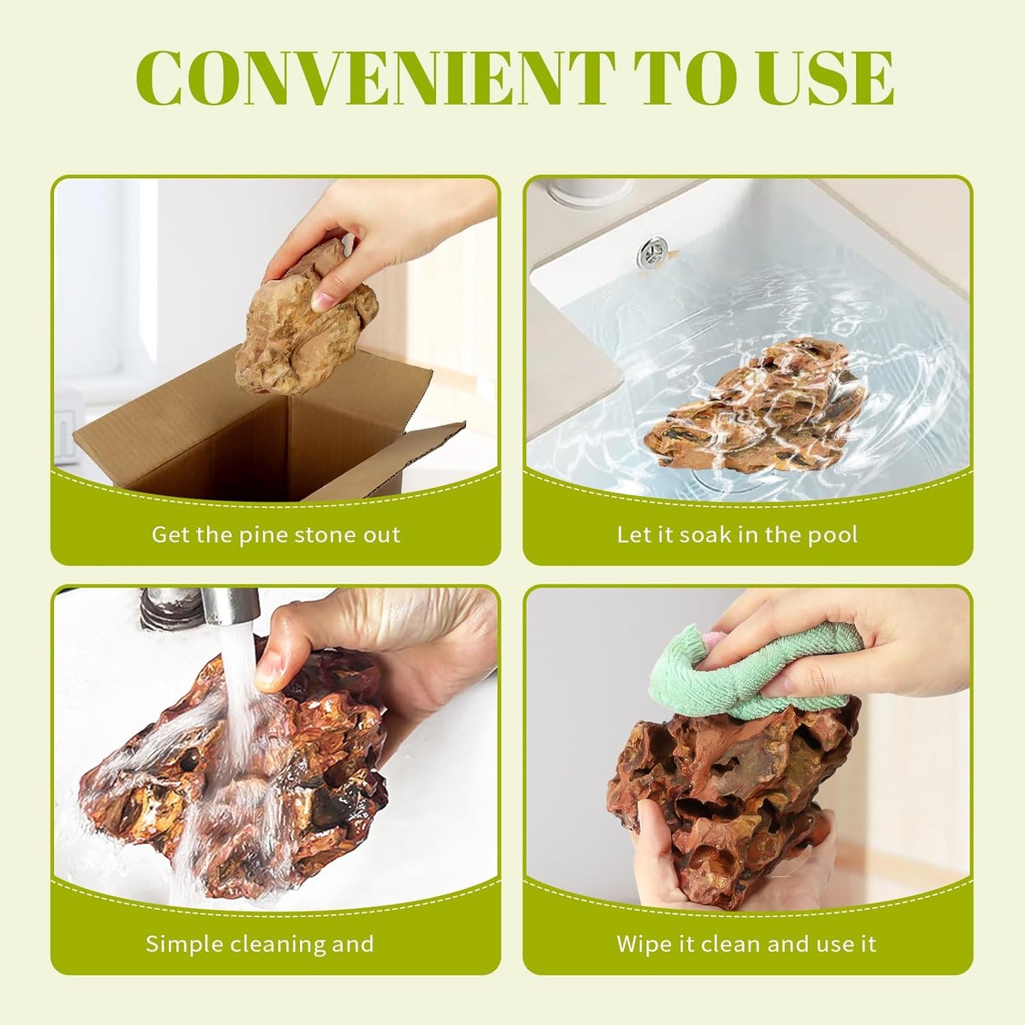 2.5lb Natural Dragon Stones, Aquarium Rocks Decoration Aquascaping Stone Landscaping Model for Fish Tank Decor Terrariums Paludariums Reptile Enclosures Gardens, 2-4 inches