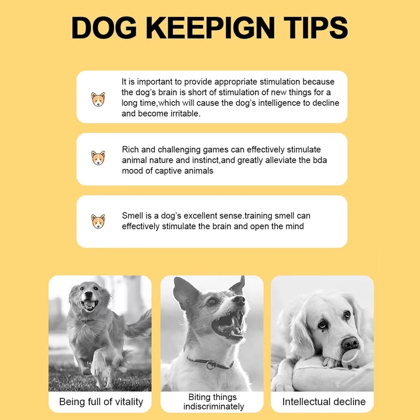 Dog Puzzle Toys for Smart Dogs Feeder, Dog Games Puzzle Toys. Meal Distribution and Entertainment, an Interesting Slow Feeder Suitable for Small and Med