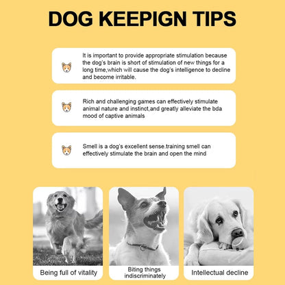 Dog Puzzle Toys for Smart Dogs Feeder, Dog Games Puzzle Toys. Meal Distribution and Entertainment, an Interesting Slow Feeder Suitable for Small and Med