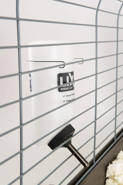 Lixit Wide Mouth BPA-Free Cage Water Bottles for Rabbits, Ferrets, Guinea Pigs, Rats, Chinchillas, Hamsters, Mice, Hedgehogs, Gerbils and Other Small Animals. (Translucent, 16 Ounce)