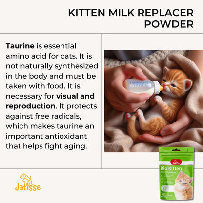 Kitten Milk Replacer Powder Formula with Vitamins, Minerals & Trace Nutrients for Kittens and Mother 7.05 oz.