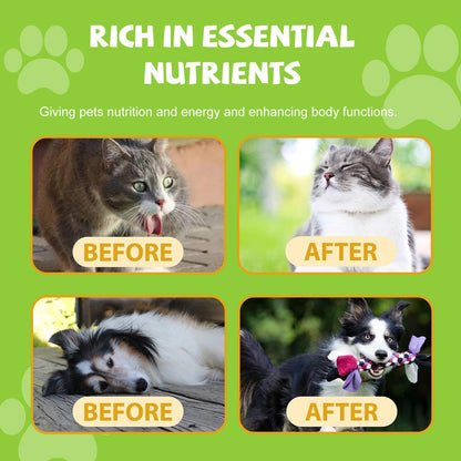 Dog Multivitamin, Dog Multivitamin Liquid Drops Supplements, Dog Vitamins for Support Skin & Coat, Heart Health, Bones, Joint, Immune System Support, 60ml