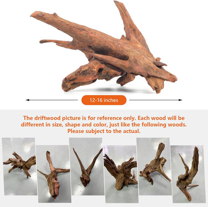 Driftwood for Aquarium Drift Wood for Fishtank: Aquarium Driftwood Freshwater Reptile Wood Reptile Log Snake Climbing Accessories Terrarium Decor for Leopard Gecko Small Snake Fish Tank