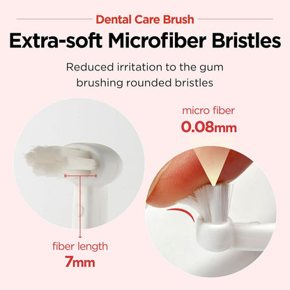 JAYU PET Dental Care Brush (Soft Bristles) 1ea - Dog Toothbrush, Cat Toothbrush, Dental Care for Kitten and Small Dogs, Removing Old Plaque and Tartar, Cat Teeth Brushing & Easy Cleaning