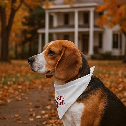 Valentine's Day Dog Bandana, Lover Girl Pet Bandana, Valentine's Day Pet Photoshoot Accessories, Adjustable Triangle Dog Scarf for Small Medium Dogs