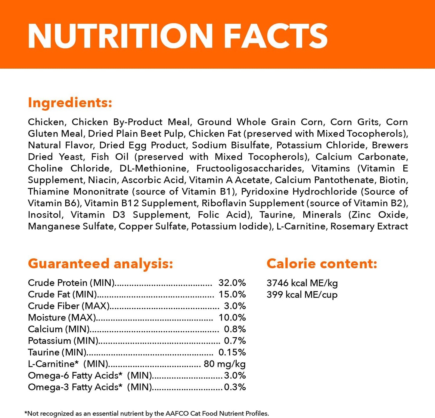 IAMS Proactive Health Adult Healthy Dry Cat Food with Chicken, 7 lb. Bag