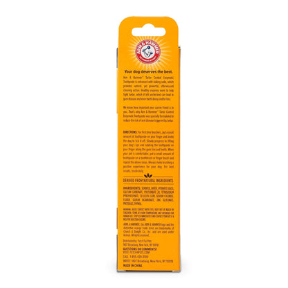 Arm & Hammer for Pets Tartar Control Enzymatic Toothpaste for Dogs Reduces Plaque & Tartar Buildup Safe for Puppies Beef Flavor, 2.5 Ounces Dog Toothpaste (Pack of 72)